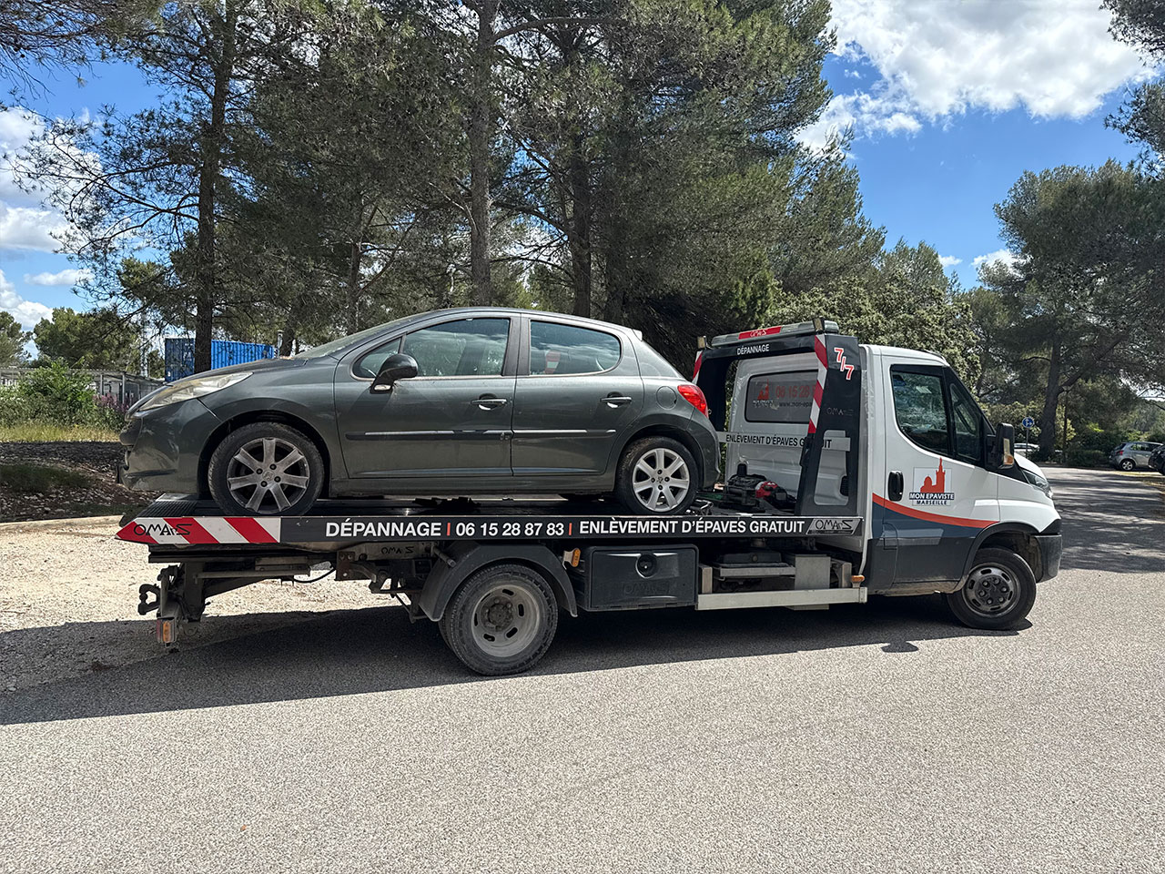Enlèvement épave Aubagne